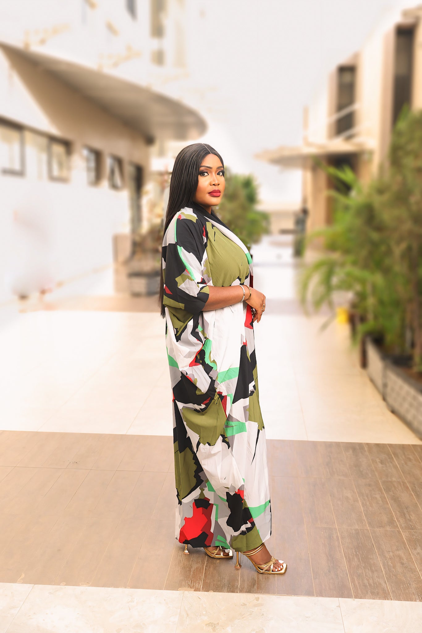 Vibrant Blazer Kimono